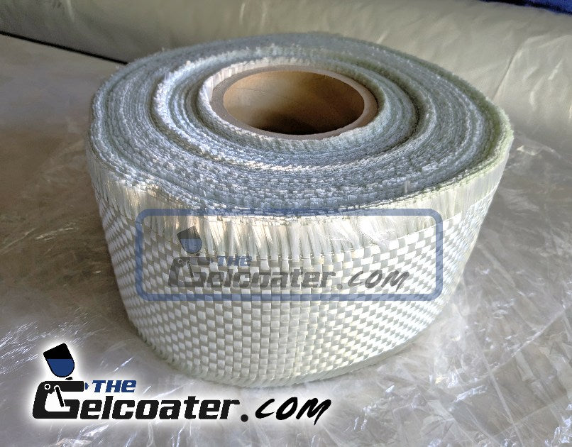 15 Feet of 4" wide, 18oz/yd² (610g/m²), Fiberglass Woven Roving