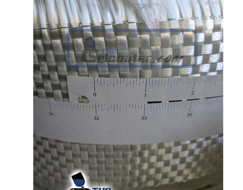 100 Feet of 4" wide, 18oz/yd² (610g/m²), Fiberglass Woven Roving