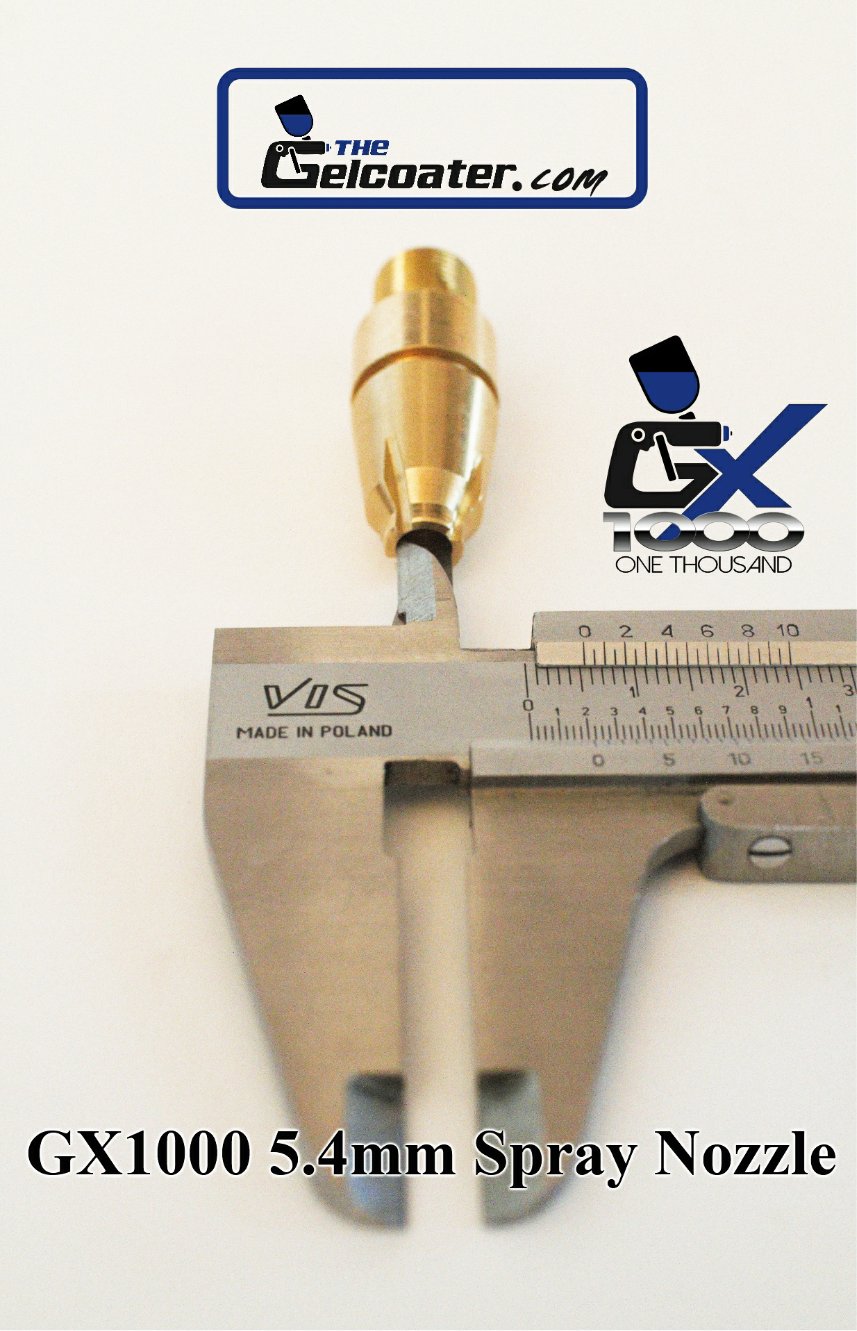 5.4mm Nozzle for GX1000 Gelcoat Spray Gun