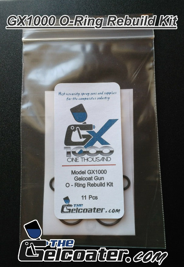 O-ring Rebuild Kit for GX1000 Cup Gun Gelcoat Spray Gun