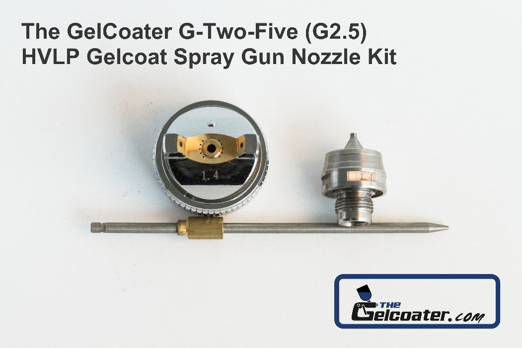 GelCoater G2.5 Nozzle Kit (1.4mm, 1.7mm, 2.0mm, 2.2mm or 2.5mm)