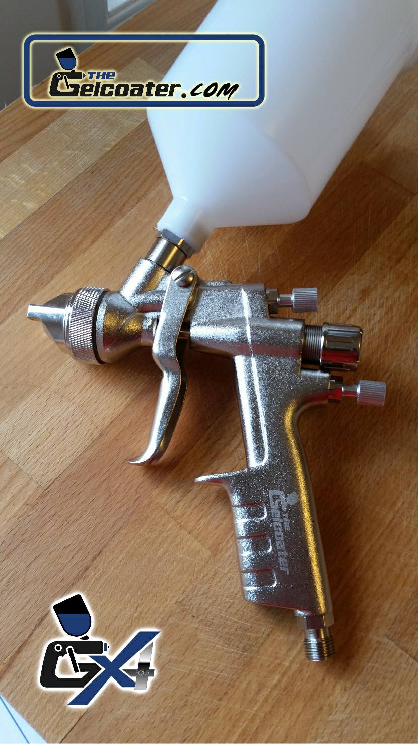 The GX4 HVLP Gelcoat and Resin Spray Gun with 3.0mm Nozzle