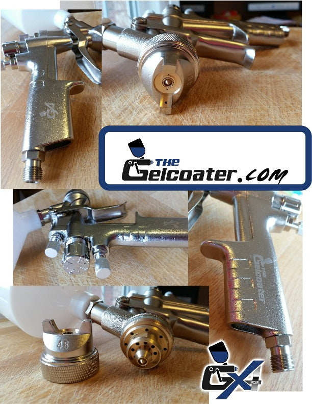 The GX4 HVLP Gelcoat and Resin Spray Gun with 3.0mm Nozzle