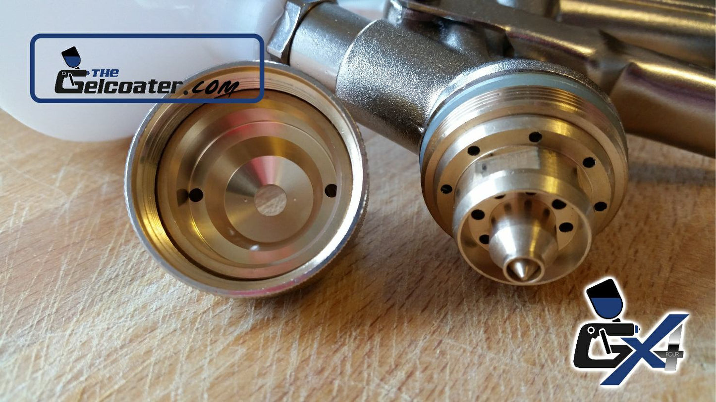 The GX4 HVLP Gelcoat and Resin Spray Gun with 3.0mm Nozzle