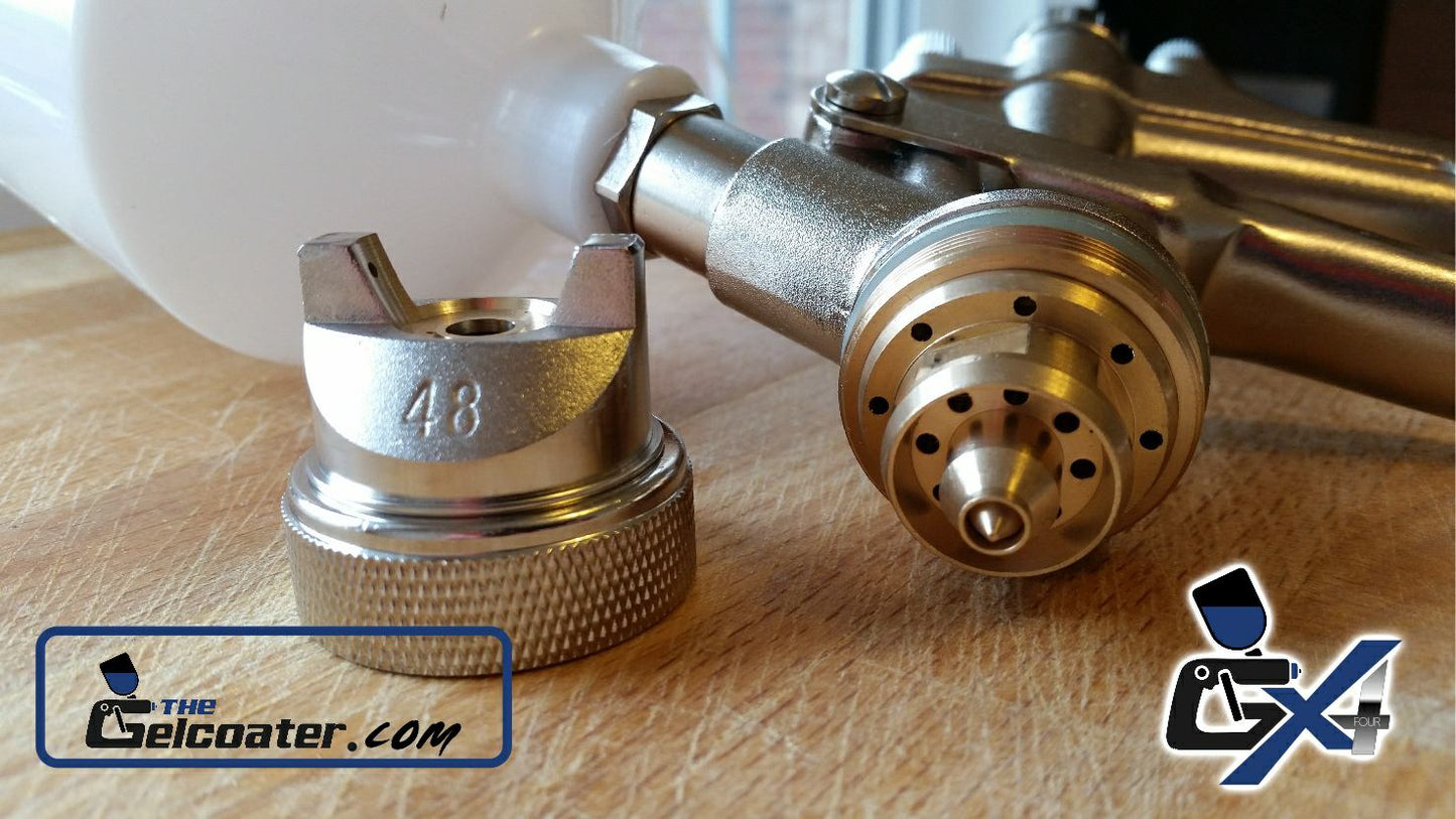 The GX4 HVLP Gelcoat and Resin Spray Gun with 3.0mm Nozzle