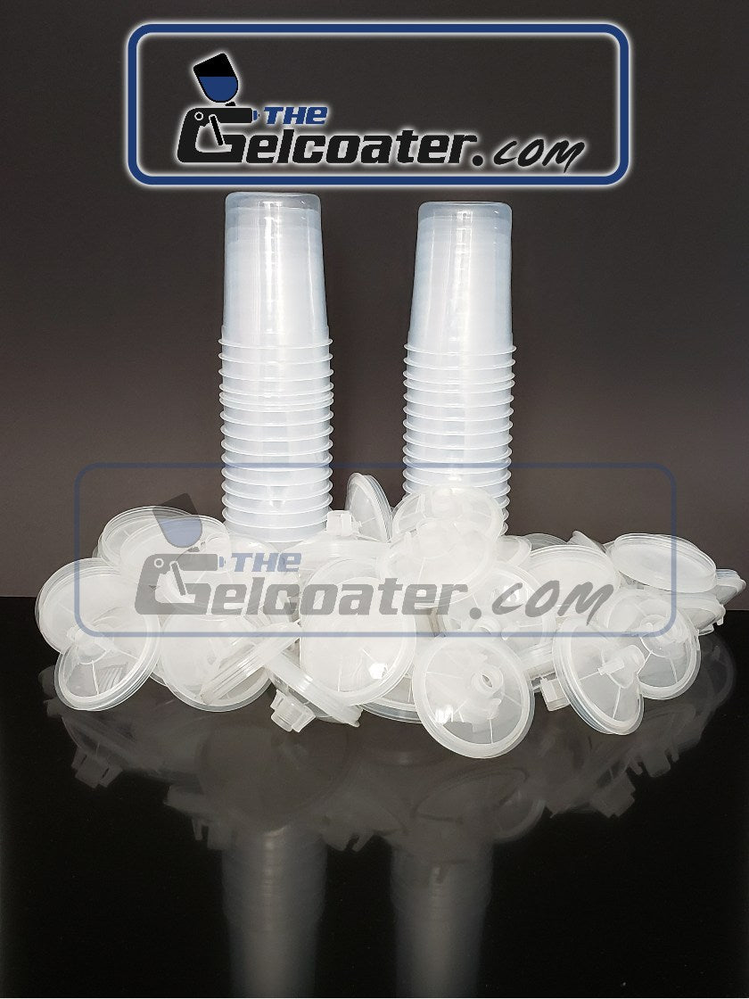 The Gelcoater GUPS Disposable Paint Cups System 12oz/350mL Case of 50