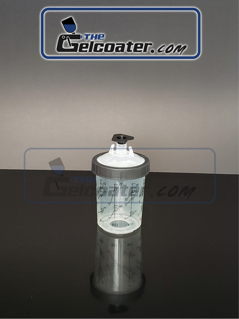The Gelcoater GUPS Disposable Paint Cups System 12oz/350mL Case of 50