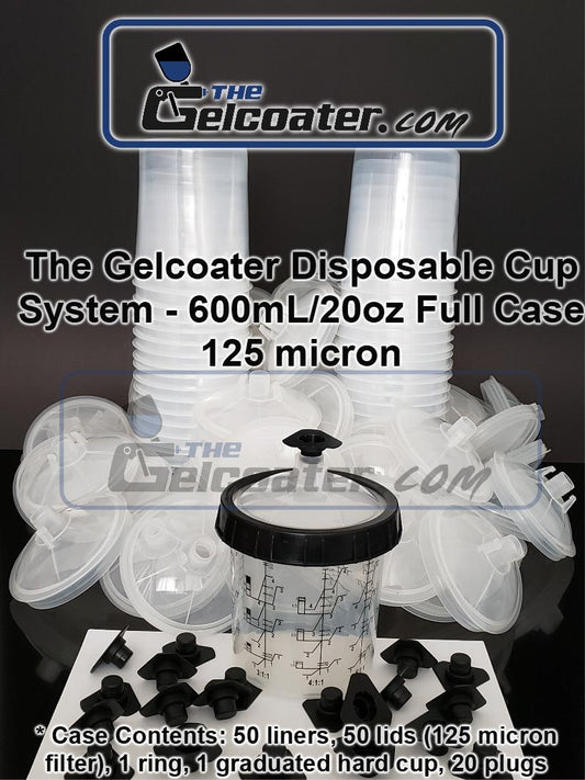 3P 600mL (20oz) Disposable Paint Cup System – Space City Auto Color