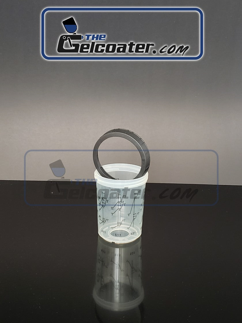 The Gelcoater GUPS Disposable Paint Cups System 12oz/350mL Case of 50