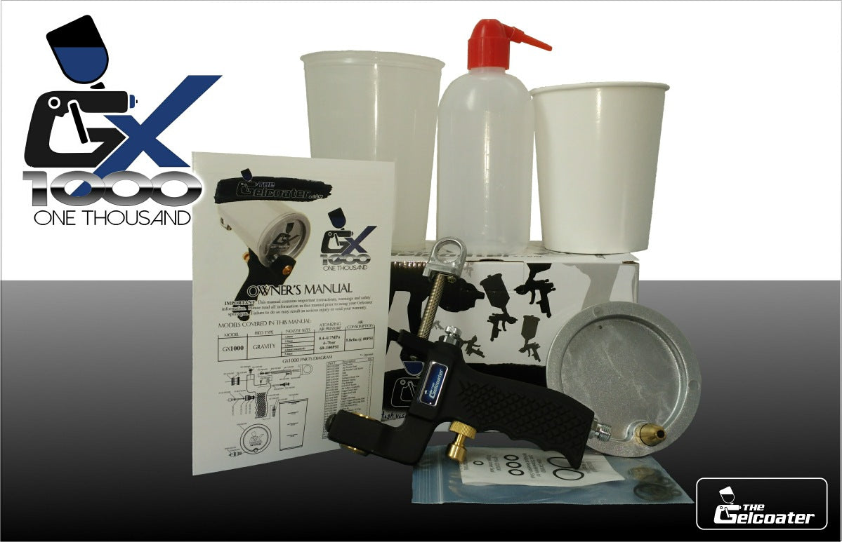 GX1000 Gelcoat & Resin Cup Gun with 5.4mm Spray Nozzle + FREE SEAL KIT