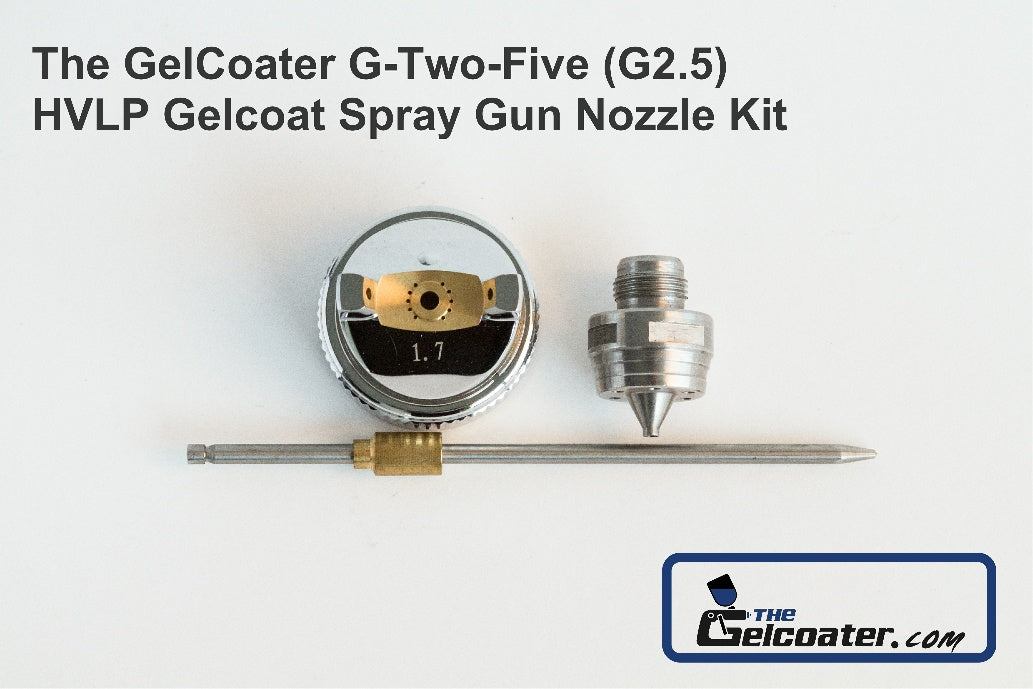 GelCoater G2.5 Nozzle Kit (1.4mm, 1.7mm, 2.0mm, 2.2mm or 2.5mm)