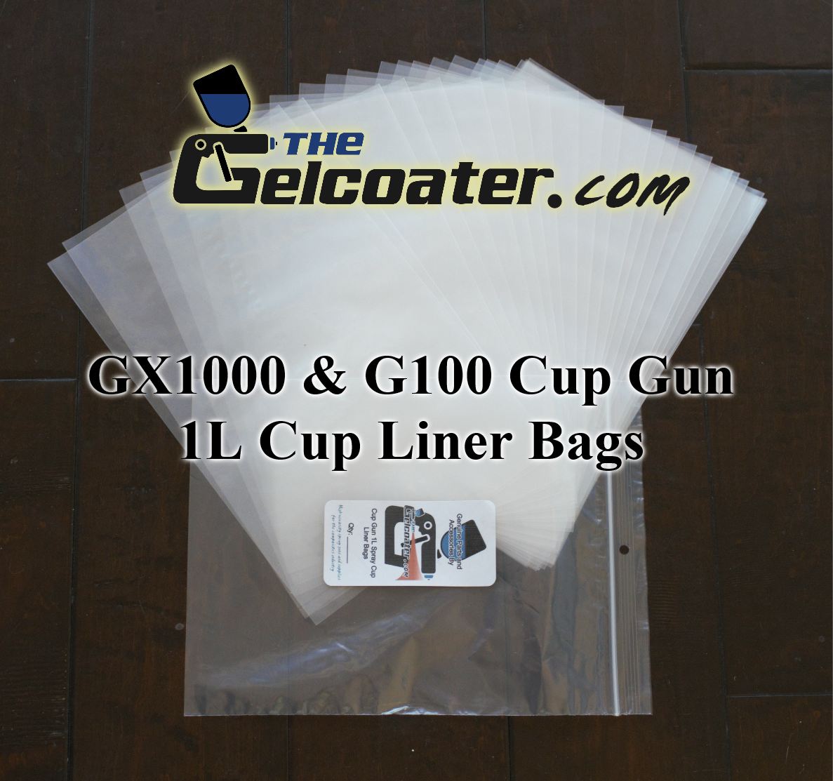 cup gun liner bags spread out