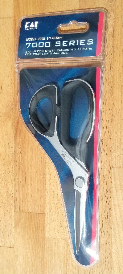 Kai 7205 Professional Series 8" 20.5cm Premium Tailor & Fiberglass Scissors / Shears